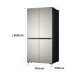 LG 디오스 AI 오브제컬렉션 냉장고 Fit & Max 650L 1등급